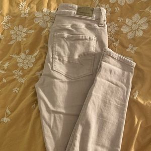 American Eagle light pink Hi-Rise Super Stretch Jegging